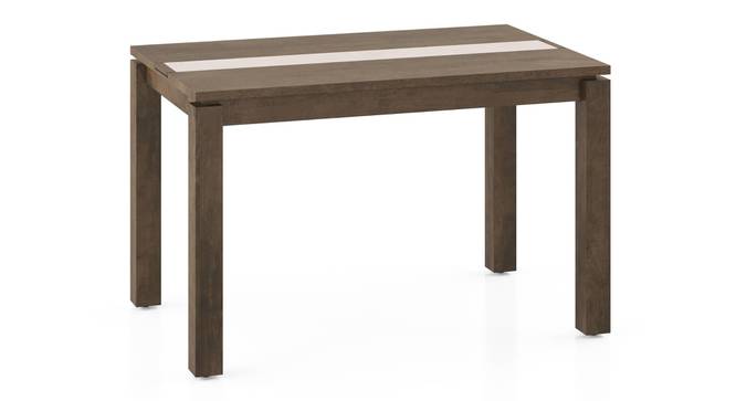 Atlas Crest Solid Wood 4 Seater Dining Table with set of 4 Casey Swivel Dining Chair (DUAL TONE, Danish Walnut Finish, 4 No of Chairs, 4 Table Seating Capacity) by Urban Ladder - Design 1 Side View - 1008636