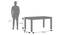 Arlo Teak Wood Dining Table Finish - Teak (Teak Finish, Six Seater) by Urban Ladder - - 