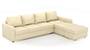 Apollo Sofa Set (Cream, Leatherette Sofa Material, Compact Sofa Size, Firm Cushion Type, Sectional Sofa Type, Sectional Master Sofa Component, Regular Back Type, Regular Back Height) by Urban Ladder - - 100957