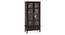 Malabar Bookshelf Display Cabinet 55-book capacity With Buyback no Mango mahogany -Metal Channel (Mango Mahogany Finish) by Urban Ladder - - 
