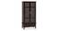 Malabar Bookshelf Display Cabinet 55-book capacity With Buyback no Mango mahogany -Metal Channel (Mango Mahogany Finish) by Urban Ladder - - 