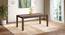 Atlas Crest Storage Solid Wood Dining Table (Six Seater, Danish Walnut Finish) by Urban Ladder - Close View - 1009666