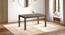 Atlas Solid Wood 6 Seater Compact Dining Table (Six Seater, Danish Walnut Finish) by Urban Ladder - - 1009669