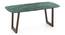 Adria Jade Green Marble 6 Seater Dining Table (Six Seater, Jade Green Finish) by Urban Ladder - - 