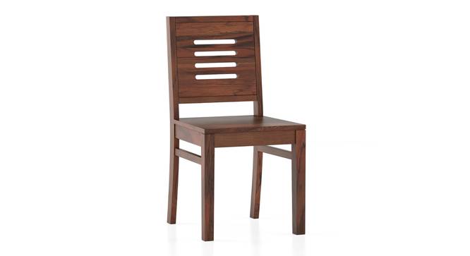 Arlo Dining Chair Teak Wood Set of 2 Sienna Teak (Natural, Sienna Teak Finish) by Urban Ladder - - 