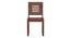 Arlo Dining Chair Teak Wood Set of 2 Sienna Teak (Natural, Sienna Teak Finish) by Urban Ladder - - 