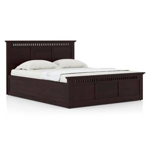 urban ladder Fidora Solid Wood Queen Size Bed with Hydraulic Storage Bed in Mahogany ...-picture-12