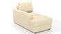 Apollo Sofa Set (Cream, Leatherette Sofa Material, Compact Sofa Size, Firm Cushion Type, Sectional Sofa Type, Left Aligned Chaise Sofa Component, Regular Back Type, Regular Back Height) by Urban Ladder - - 100976