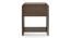 Hiro solid wood bedside table in Danish Walnut finish (Danish Walnut Finish) by Urban Ladder - - 