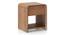 Hiro solid wood bedside table in Danish Walnut finish (Amber Walnut Finish) by Urban Ladder - - 