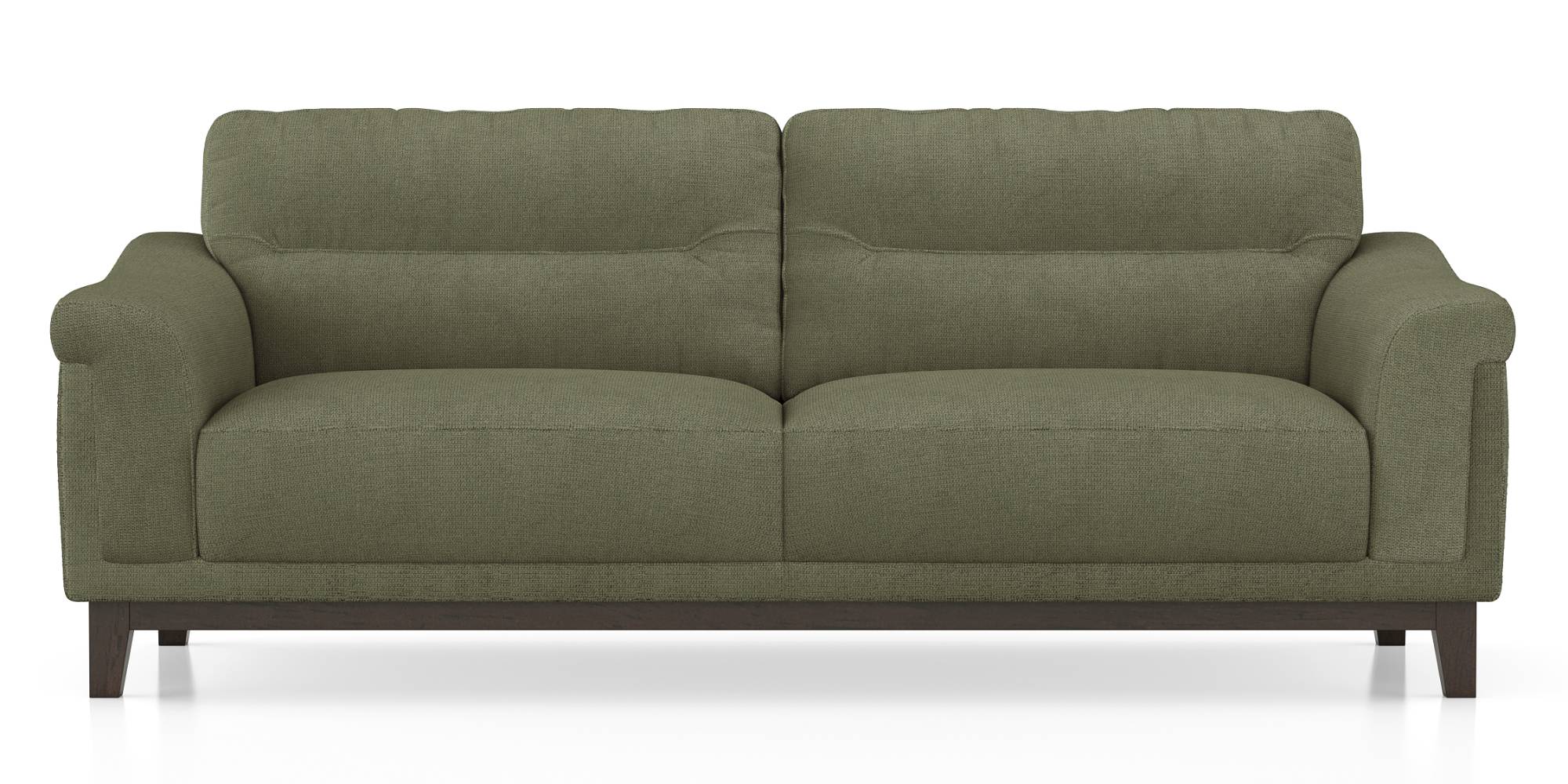 Colby 3 seater Fabric Sofa in Forest Green by Urban Ladder - - 