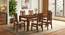 Arlo Teak Wood Dining Table (With Storage, Six Seater, Sienna Teak Finish) by Urban Ladder - - 