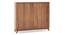 Webster Shoe Cabinet With Lock (48 Pair Capacity, Sheesham Finish) by Urban Ladder - Front View Design 1 - 1009972