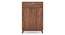 Webster Shoe Cabinet With Lock (15 Pair Capacity, Sheesham Finish) by Urban Ladder - Cross View Design 1 - 1009973