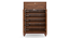 Webster Shoe Cabinet With Lock (15 Pair Capacity, Sheesham Finish) by Urban Ladder - Rear View Design 1 - 1009980