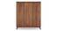 Webster Shoe Cabinet With Lock (32 Pair Capacity, Sheesham Finish) by Urban Ladder - Cross View Design 1 - 1009993