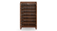 Webster Shoe Cabinet With Lock (24 Pair Capacity, Sheesham Finish) by Urban Ladder - Ground View Design 2 - 1009998