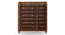 Webster Shoe Cabinet With Lock (32 Pair Capacity, Sheesham Finish) by Urban Ladder - Ground View Design 3 - 1009999