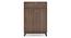 Webster Shoe Cabinet With Lock (15 Pair Capacity, Classic Walnut Finish) by Urban Ladder - Cross View Design 1 - 1010013