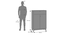 Webster Shoe Cabinet With Lock (15 Pair Capacity, Classic Walnut Finish) by Urban Ladder - Dimension - 1010023