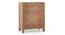 Walter Chest of Drawers Finish Amber Walnut -metal channel (Amber Walnut Finish) by Urban Ladder - - 
