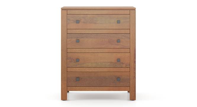Walter Chest of Drawers Finish Amber Walnut -metal channel (Amber Walnut Finish) by Urban Ladder - - 