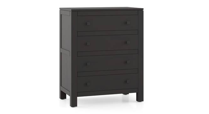 Walter Chest of Drawers Finish Amber Walnut -metal channel (Mango Mahogany Finish) by Urban Ladder - - 