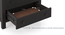 Walter Chest of Drawers Finish Amber Walnut -metal channel (Mango Mahogany Finish) by Urban Ladder - - 