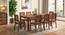 Arlo Teak Wood 8 Seater Dining Table With Arlo Dining Chairs Set (Teak Finish, Natural, 8 No of Chairs, 8 Table Seating Capacity) by Urban Ladder - - 