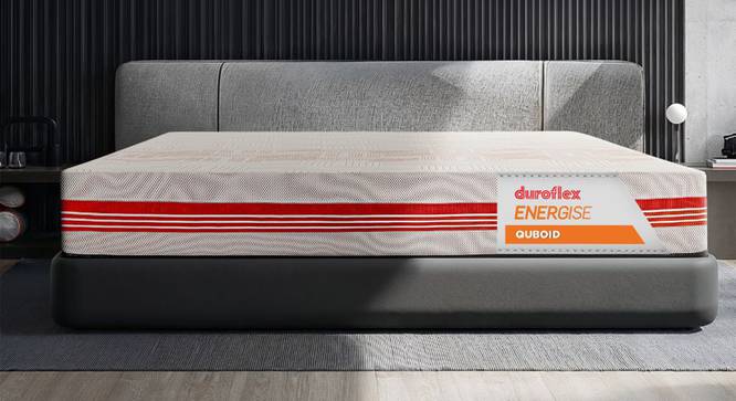 Quboid 3 Zoned NRG Layer Medium Firm Qube Cell Mattress with Zero Motion Transfer - Single Size (Beige, Single Mattress Type, 10 in Mattress Thickness (in Inches), 72 x 35 in Mattress Size) by Urban Ladder - - 