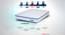 Boltt Plus 3 Zoned NRG Layer Medium Firm Bonnell Spring Euro Top Mattress with Extra Air Circulation and Coolness - Double Size (Beige, 8 in Mattress Thickness (in Inches), 75 x 48 in Mattress Size, Double Mattress Type) by Urban Ladder - - 