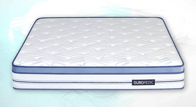 Strength Plus - Doctor Recommended 5 Zone Dual Density Orthopedic Support layer High Density Coir Memory Foam Mattress - Queen Size (White, Queen Mattress Type, 8 in Mattress Thickness (in Inches), 84 x 60 in Mattress Size) by Urban Ladder - - 