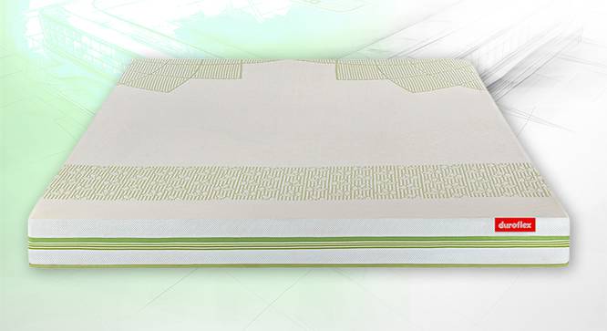 Tatva - Organic Cotton Fabric Double Size Latex Mattress (6 in Mattress Thickness (in Inches), 72 x 48 in Mattress Size, Double) by Urban Ladder - - 