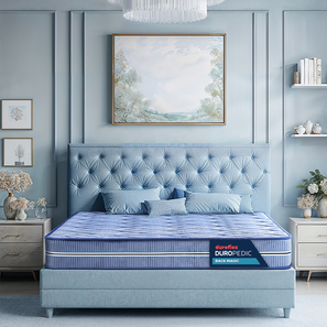 Duroflex Mattress Design Back Magic - Doctor Recommended 5 Zone Dual Density Orthopedic Support layer High Density Coir Mattress for Firm Back Support - King Size (Blue, King Mattress Type, 6 in Mattress Thickness (in Inches), 75 x 72 in Mattress Size)