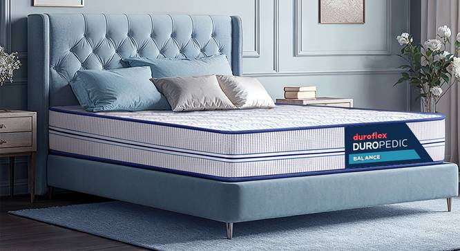Balance -Doctor Recommended 5 Zone Dual Density Orthopedic Support Layer High Density Memory Foam Medium Firm Mattress - King Size (White, King Mattress Type, 7 in Mattress Thickness (in Inches), 84 x 72 in Mattress Size) by Urban Ladder - - 