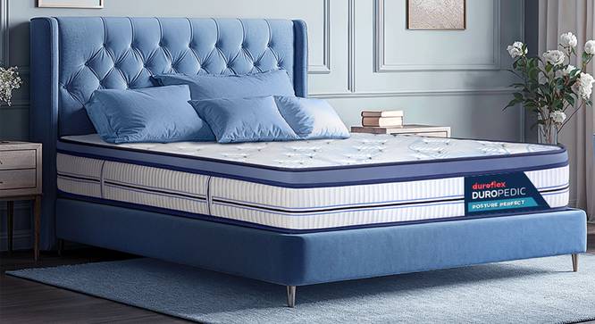 Posture Perfect - Doctor Recommended 5 Zone Dual Density Orthopedic Support layer 3 Zone Pocket Spring Mattress with Euro Top - Queen Size (White, Queen Mattress Type, 8 in Mattress Thickness (in Inches), 78 x 60 in Mattress Size) by Urban Ladder - - 