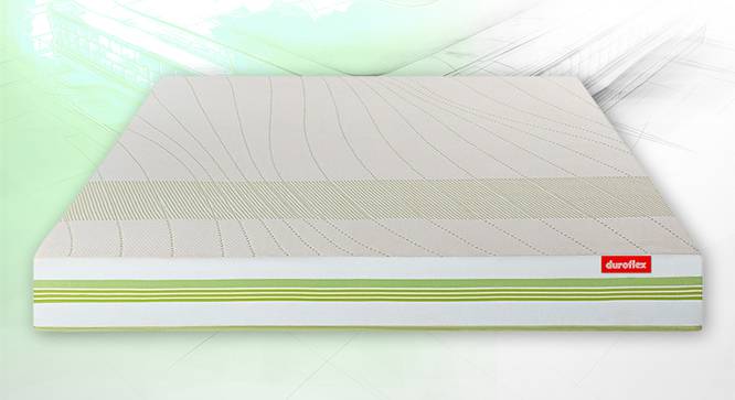 Prana - Organic Cotton Fabric Single Size Spring Mattress (Single, 8 in Mattress Thickness (in Inches), 75 x 30 in Mattress Size) by Urban Ladder - - 