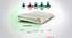 Prana - Organic Cotton Fabric Single Size Spring Mattress (Single, 8 in Mattress Thickness (in Inches), 72 x 36 in Mattress Size) by Urban Ladder - - 
