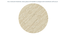 Enzo Set of Two Coffee Table, with Travertine Marble top, finish - Amber Walnut (Amber Walnut Finish) by Urban Ladder - - 
