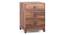 Magellan BedsideTable -Finish-Teak finish ,Metal Channel (Teak Finish) by Urban Ladder - - 