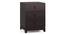 Magellan BedsideTable -Finish-Teak finish ,Metal Channel (Mahogany Finish) by Urban Ladder - - 