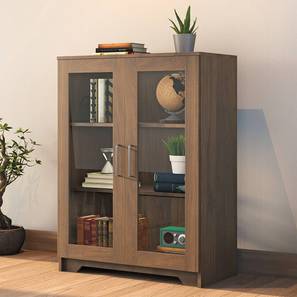 Kitchen Cabinets Design Hubert 2 Door Display Cabinet (Blue Finish)