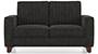 Apollo Neo Sofa (Fabric Sofa Material, Regular Sofa Size, Soft Cushion Type, Regular Sofa Type, Individual 2 Seater Sofa Component, Graphite Grey, Regular Back Type, Regular Back Height) by Urban Ladder - - 