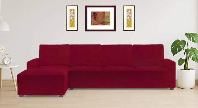left aligned 3 seater + left aligned chaise Magenta Sofa Cover for Apollo  sofa (Magenta) by Urban Ladder - - 
