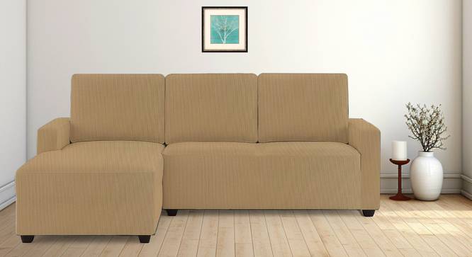left aligned 2 seater + left aligned chaise Golden  Sofa Cover for Apollo  sofa (Golden) by Urban Ladder - - 