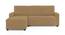 left aligned 2 seater + left aligned chaise Golden  Sofa Cover for Apollo  sofa (Golden) by Urban Ladder - - 
