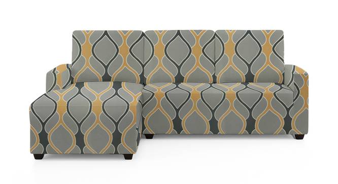 left aligned 2 seater + left aligned chaise Greyish Diamond Sofa Cover for Apollo  sofa (Grey) by Urban Ladder - - 