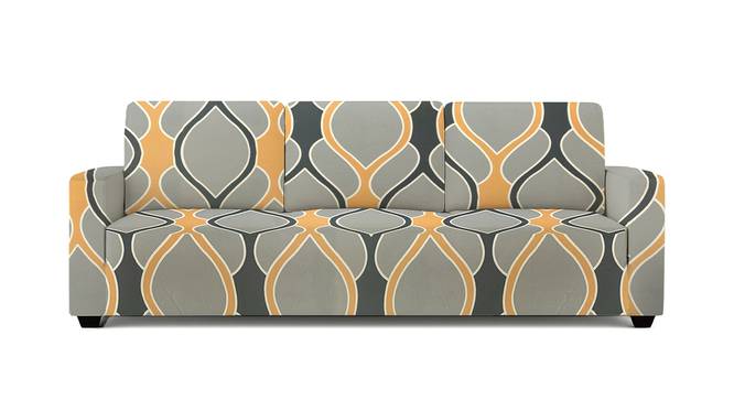 3 Seater Greyish Diamond Sofa Cover for Apollo  Sofa (Grey) by Urban Ladder - - 