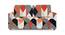 2 Seater Multicheck Sofa Cover for Apollo Sofa (Orange) by Urban Ladder - - 