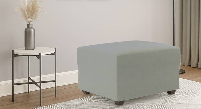 Ottoman Light Grey Sofa Cover for Apollo Ottoman (Light Grey) by Urban Ladder - - 